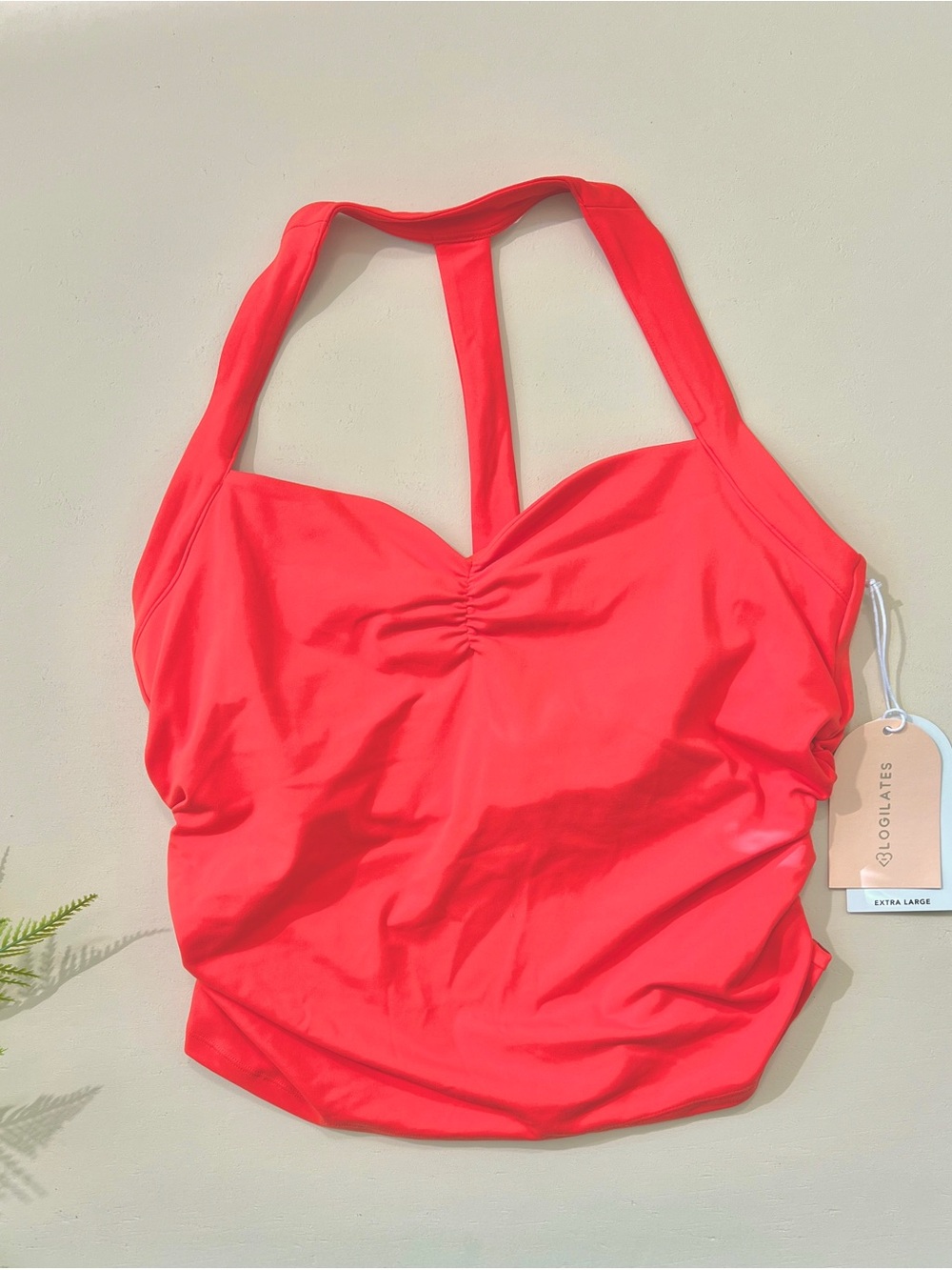 Blogilates Sweetheart Tank Size XL Orange NWT
